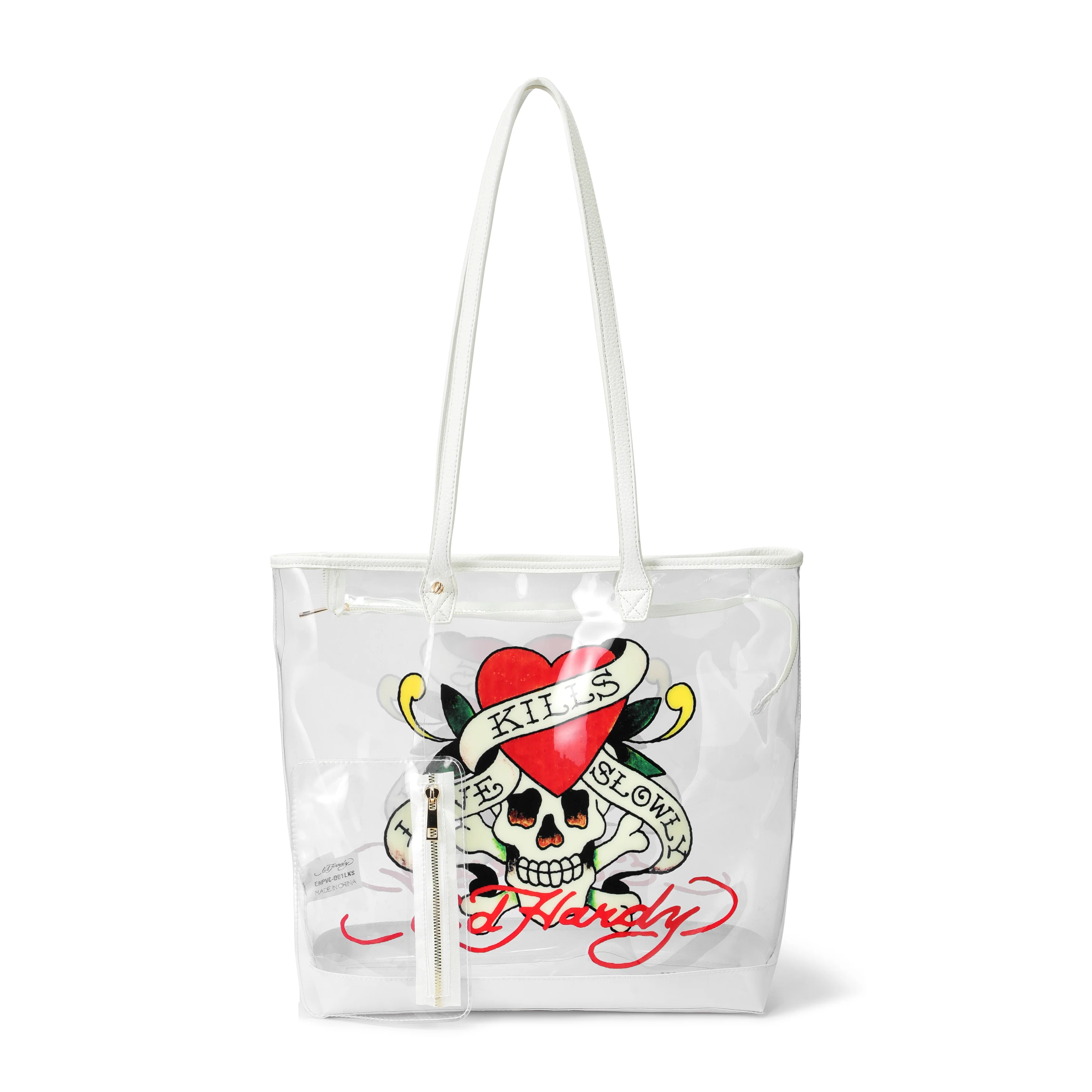 Ed Hardy Forever PVC Beach Tote Bag - Image 6