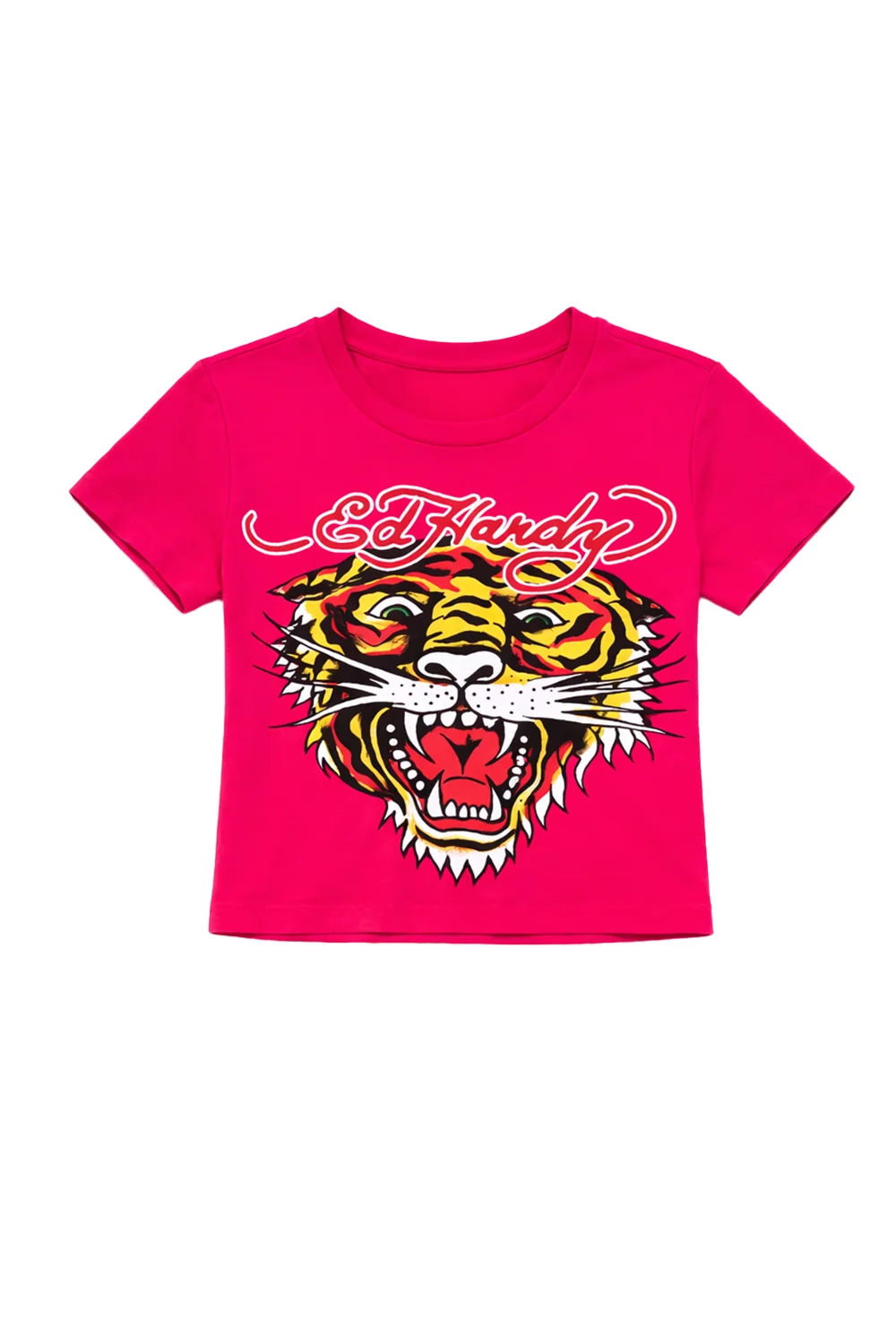Kids Classic Tiger T-Shirt - Hot Pink - Image 2