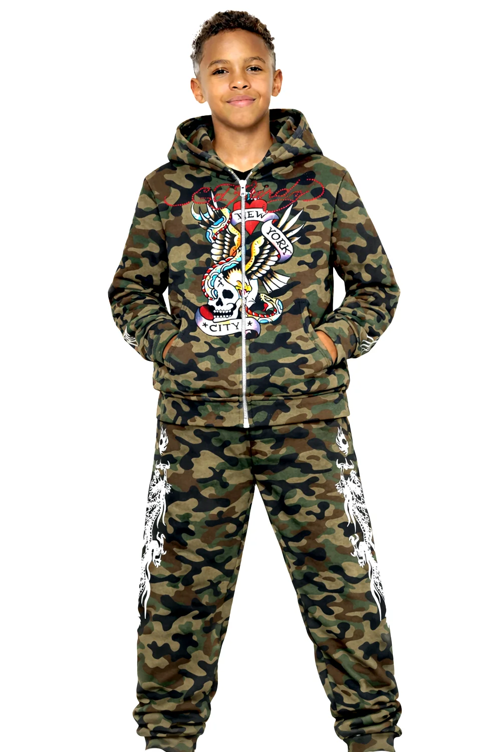 Kids NYC Reaper Sweats -Camo