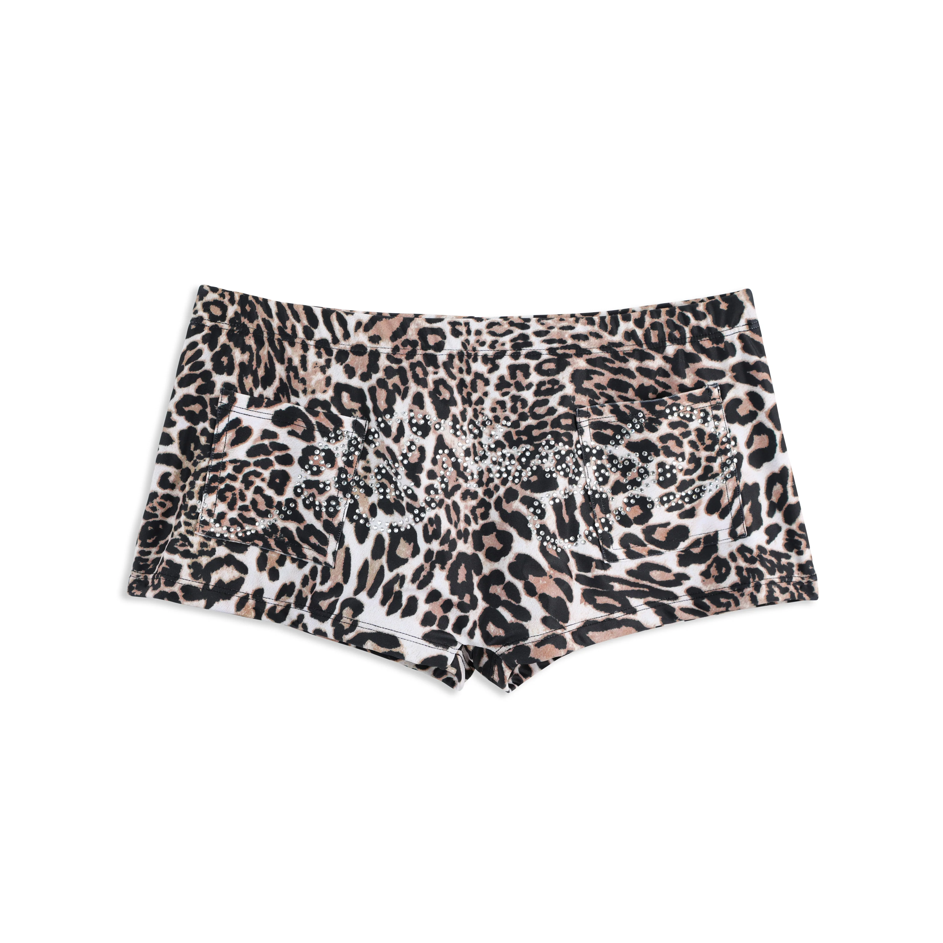 NEON ROSE - BOY SHORT - PINK LEOPARD - Image 3
