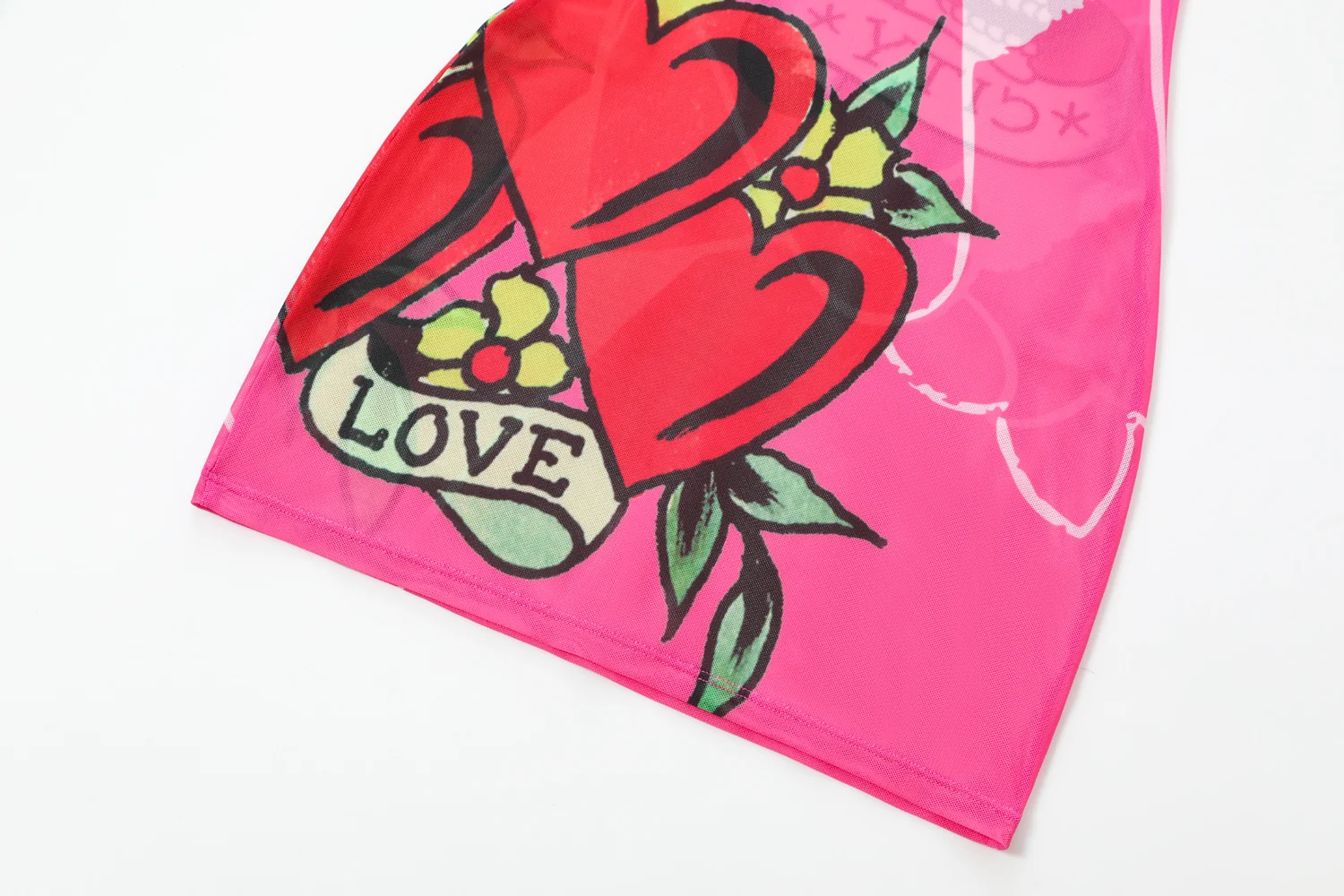 NYC EAGLE - MESH DRESS - PINK - Image 7
