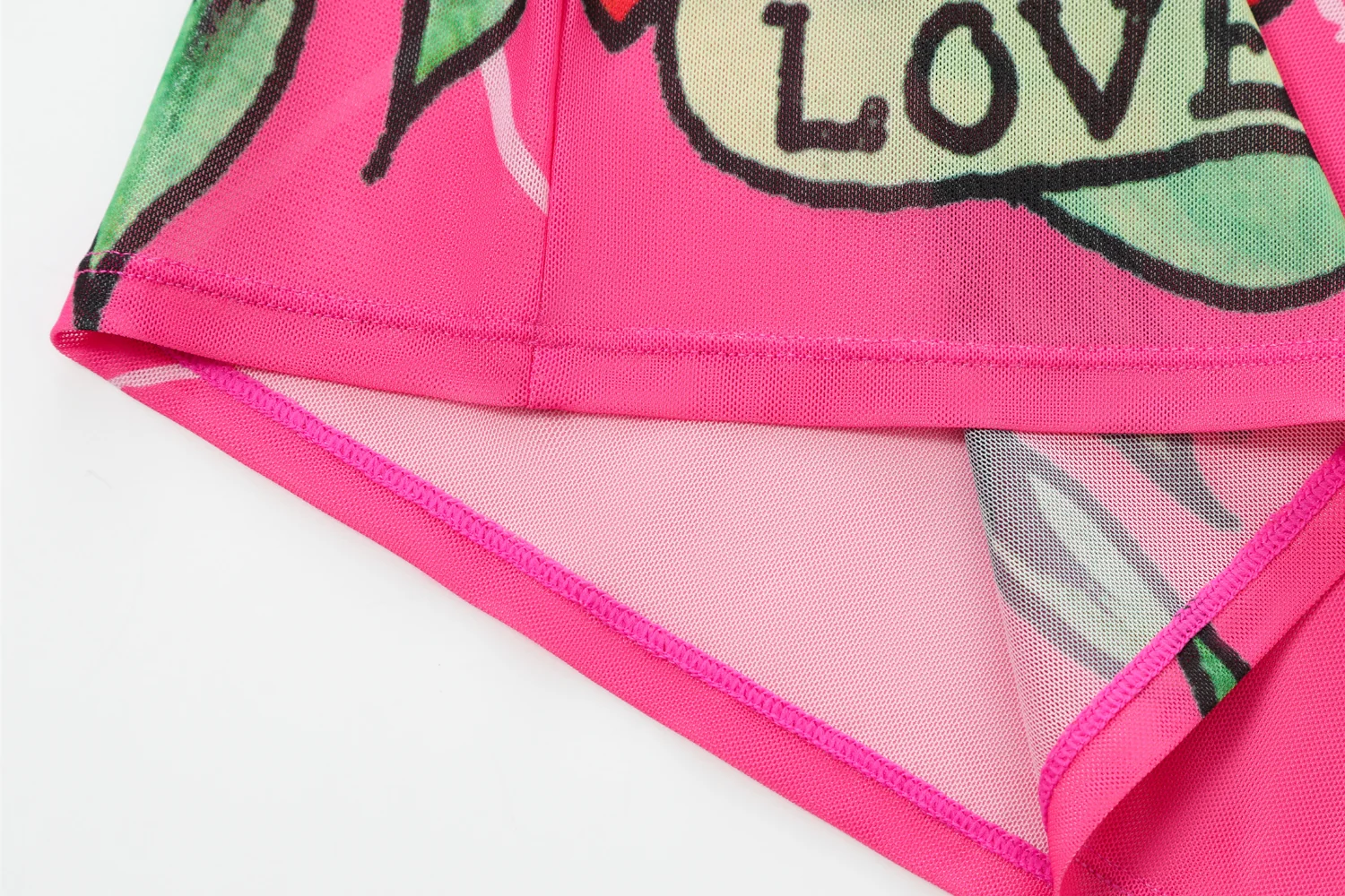 NYC EAGLE - MESH DRESS - PINK - Image 8