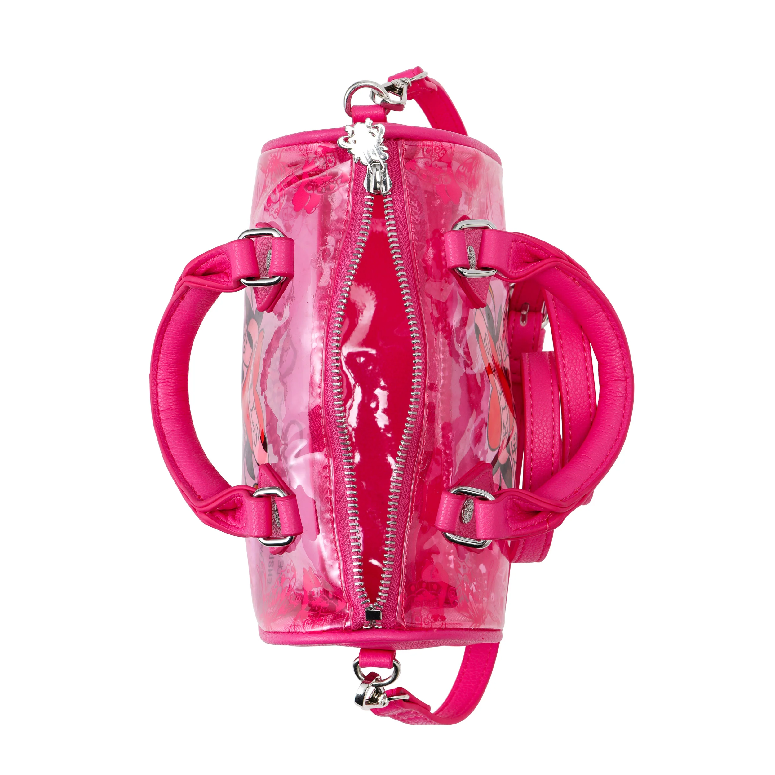 Pink Ed Hardy PVC Small Beach HandBag - Love Kills - NO CANCELLATIONS/RETURNS - Image 5
