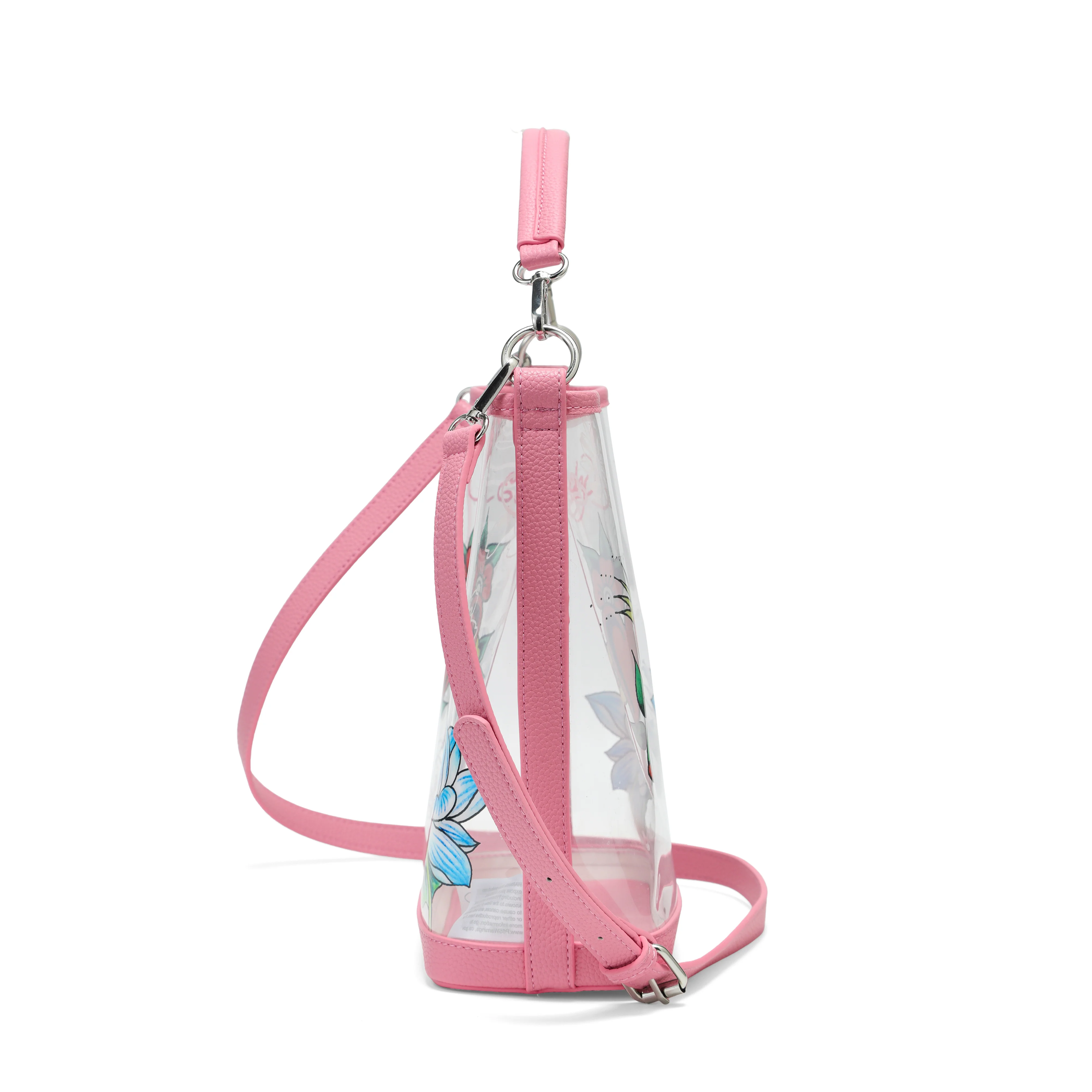 Pink Lotus Bucket Beach Bag - Image 4