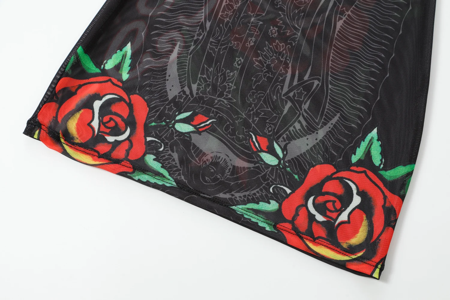 SACRED GARDEN - TUBE DRESS - BLACK - Image 8