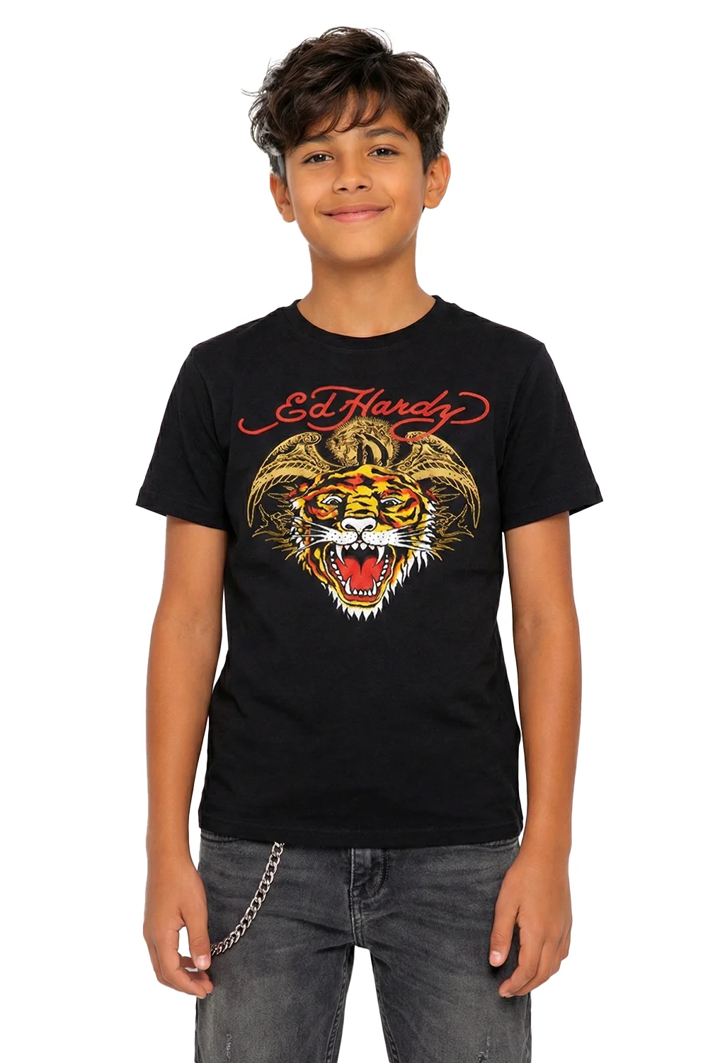 Youth Flying Tiger T-Shirt - Black